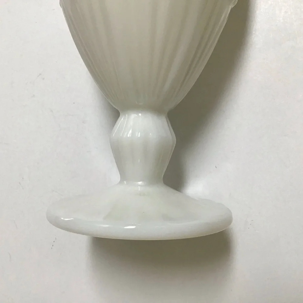 The Pioneer Woman Adeline Snow Milk Glass Goblet Tumbler Chalice White Gibson